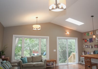 Craig St - Living Room Vaulted Ceiling