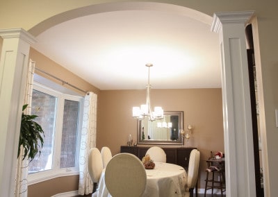 Trembley Renovation - Dining Room Arched Entry