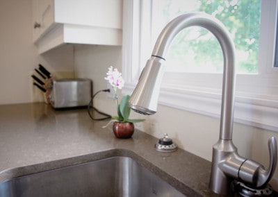 South Gower Renovation - Kitchen Detail Faucet