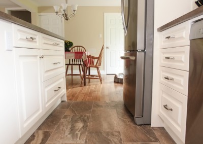 South Gower Renovation - Kitchen Flooring