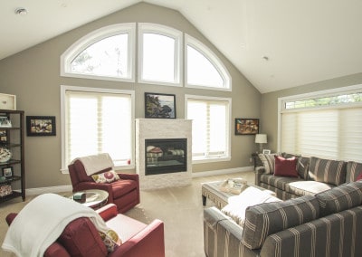 South Glengarry Home - Living Room Vaulted Ceiling
