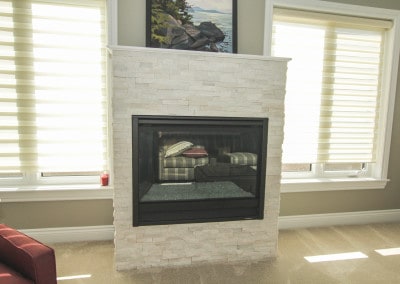 South Glengarry Home - Living Room Fireplace