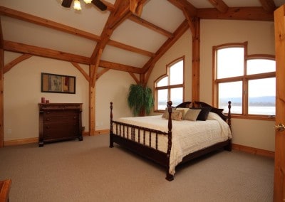 Ottawa River Home - Master Bedroom Windows