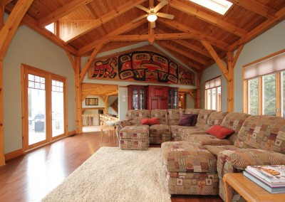 Ottawa River Home - Living Room